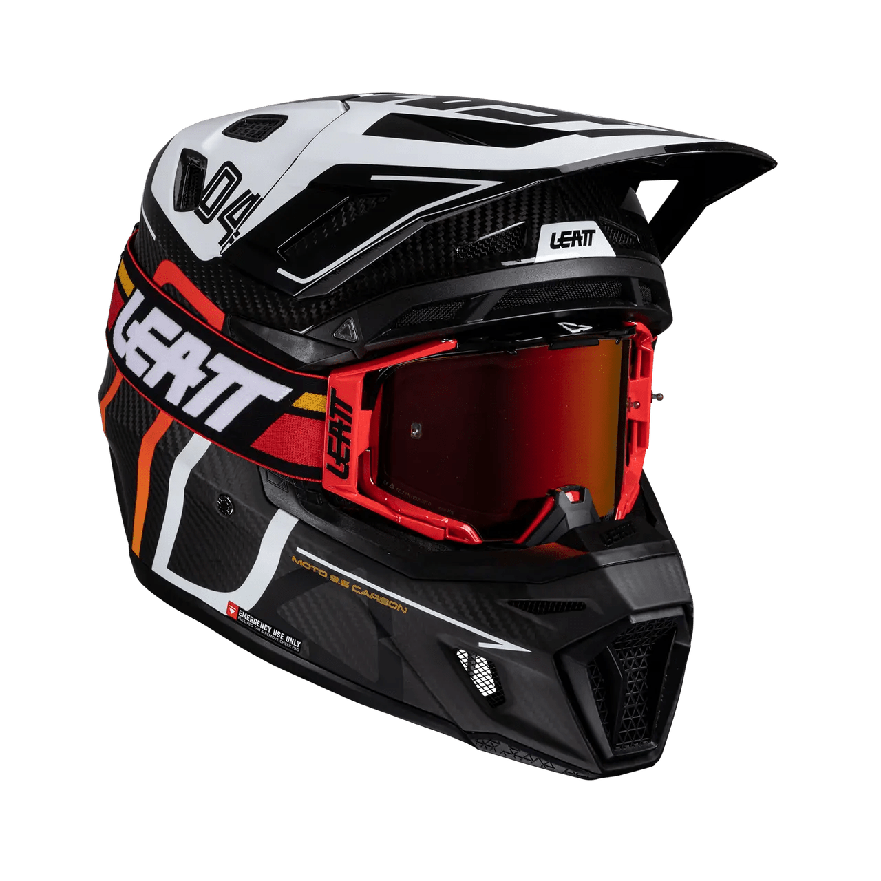 Leatt 9.5 Moto Carbon Helmet Kit w/ 6.5 IRIZ Goggles V25 - MojoMotoSport.com