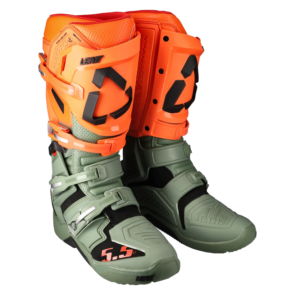 Leatt Boot 5.5 FlexLock Enduro #US9/UK8/EU43/CM27.5 Cactus