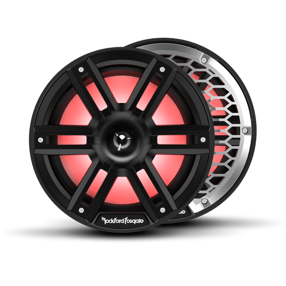 Rockford Fosgate M2 8” Color Optix™ Marine 2-Way Speakers Black | M2-8B
