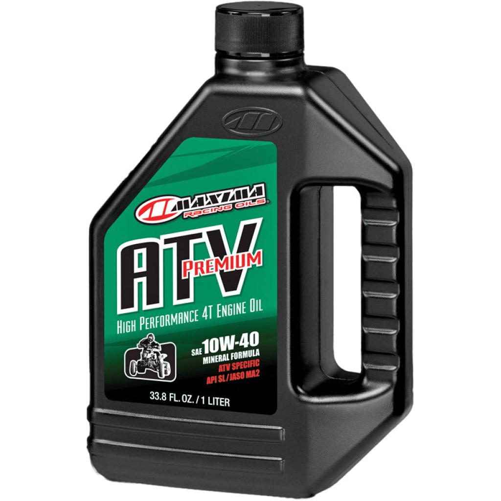 Maxima ATV Premium 4T Engine Oil 10W - 40 1 Liter - MojoMotoSport.com