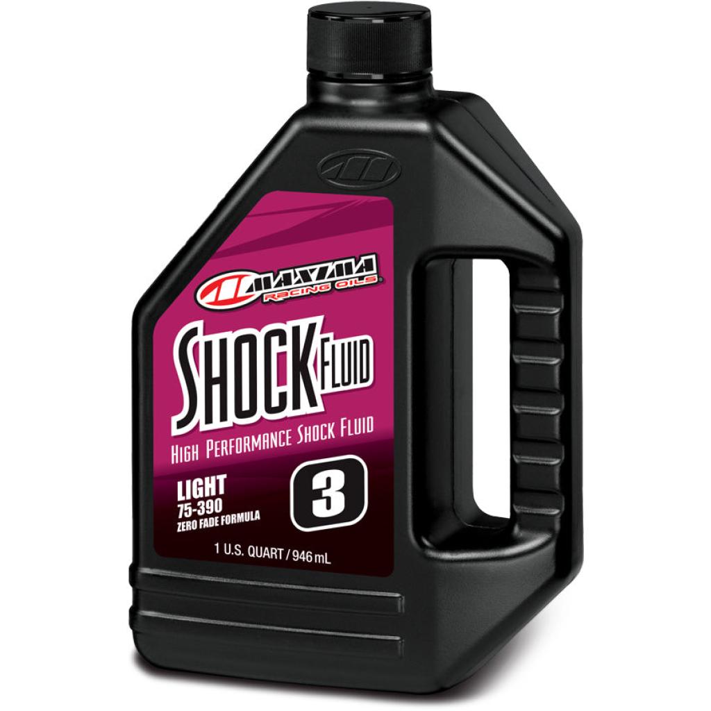 Maxima Racing Shock Fluid (Powersports) 3WT 1 Quart - MojoMotoSport.com