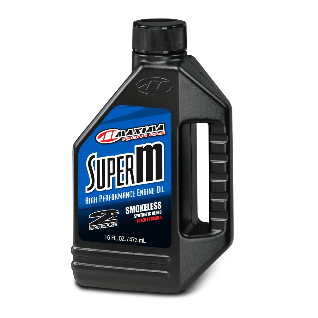 Maxima Super M Semi - Synthetic 2 Stroke Engine Oil 16 oz - MojoMotoSport.com