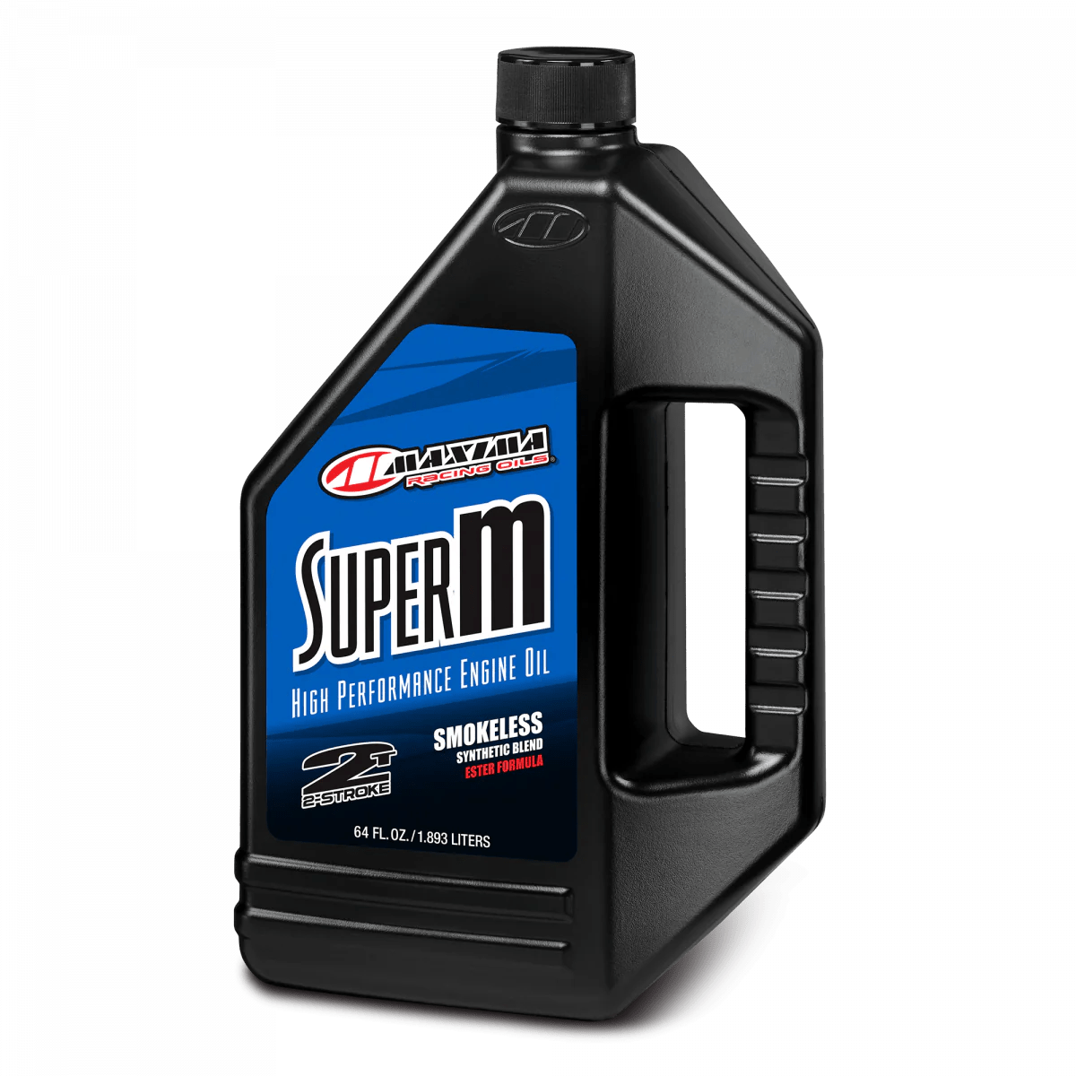 Maxima Super M Semi - Synthetic 2 Stroke Engine Oil 64 oz - MojoMotoSport.com