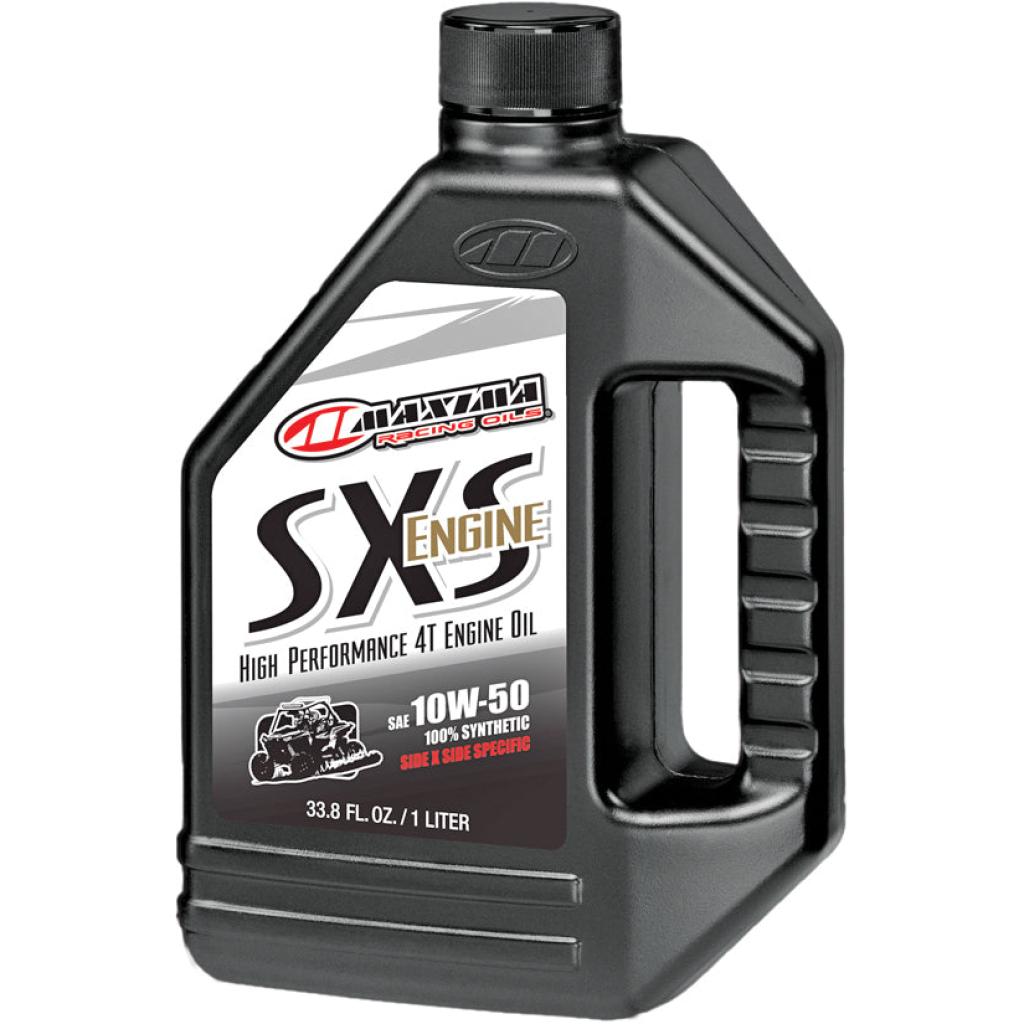 Maxima SXS Fully Synthetic Engine Oil 10W - 50 1 Liter - MojoMotoSport.com