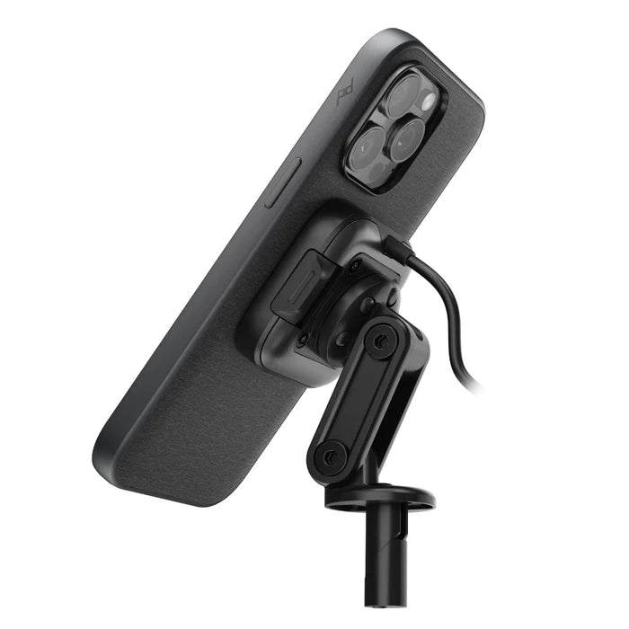 Peak Design Locking Qi2 Motorcycle Stem Phone Mount w/ Wireless Charging