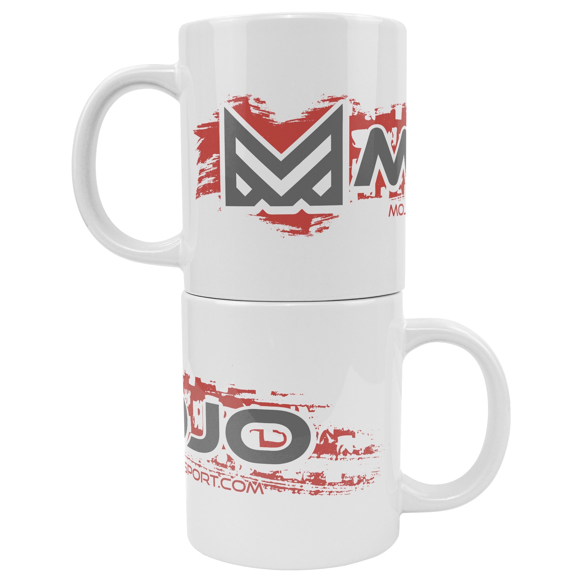 Mojo Trax 20oz White Ceramic Mug - MojoMotoSport.com