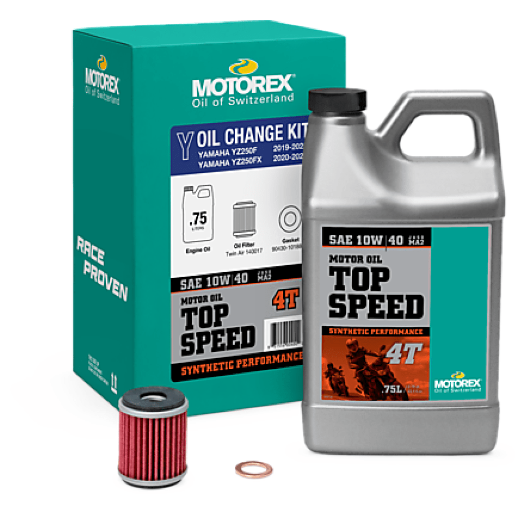 Motorex Top Speed Oil Change Kit Yamaha 0.75L 10W/40 | 311243 - MojoMotoSport.com