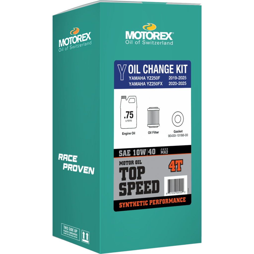 Motorex Top Speed Oil Change Kit Yamaha 0.75L 10W/40 | 311243 - MojoMotoSport.com