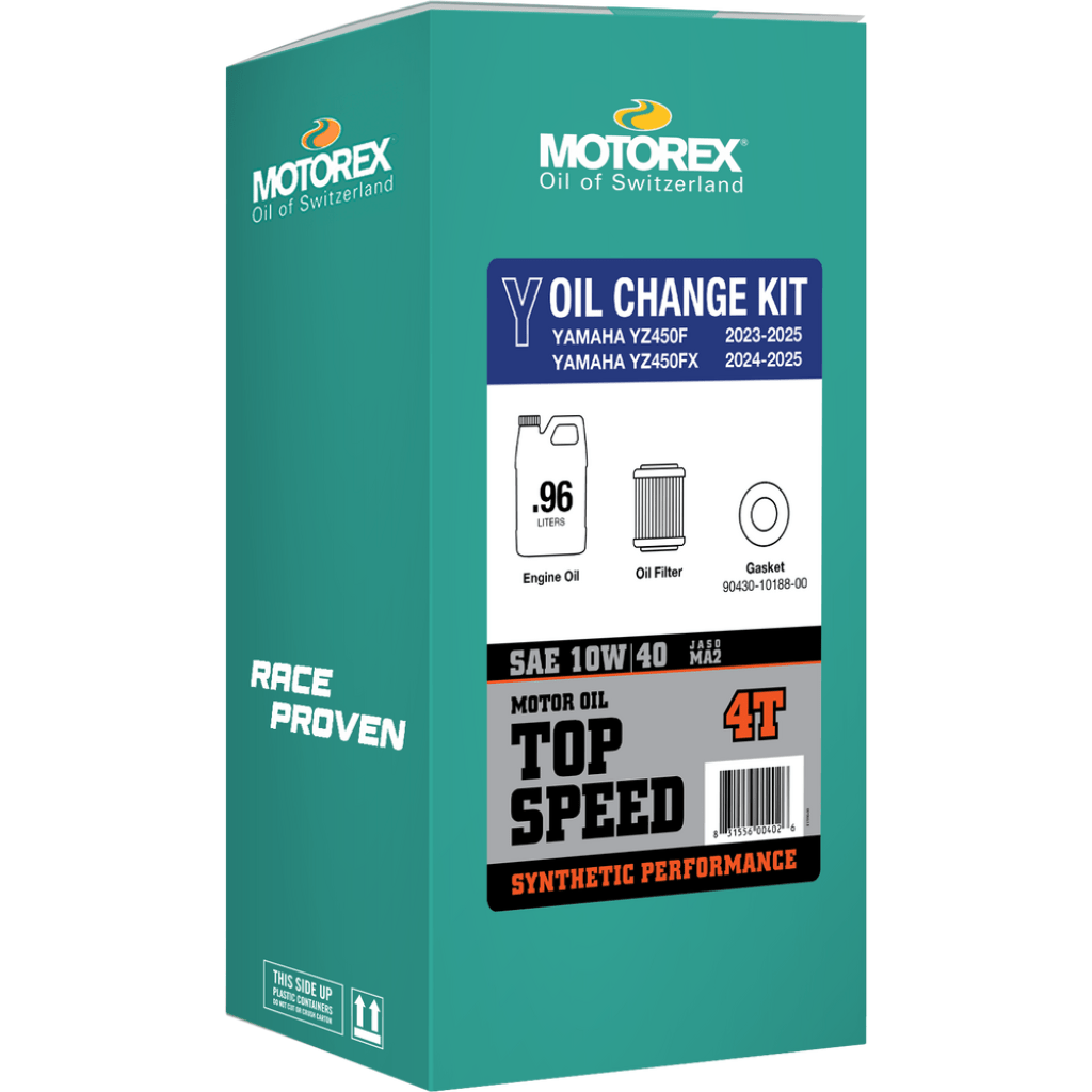 Motorex Top Speed Oil Change Kit Yamaha 0.96L 10W/40 | 311246 - MojoMotoSport.com