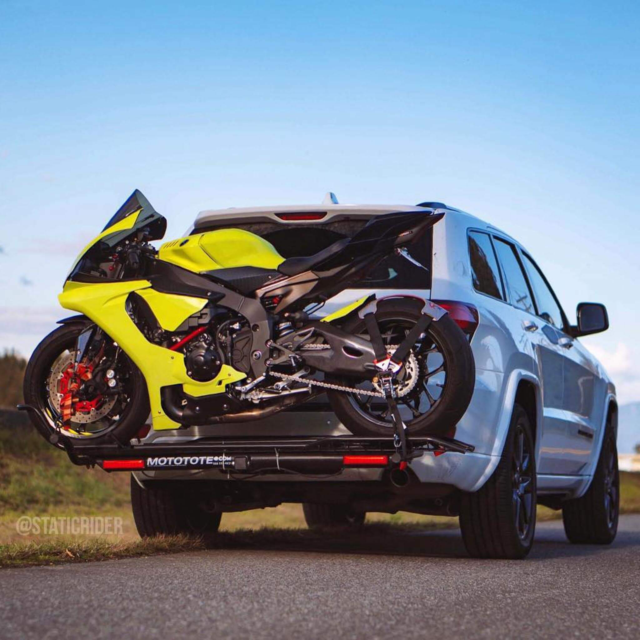 MotoTote Sport Motorcycle Hitch Carrier - MojoMotoSport.com