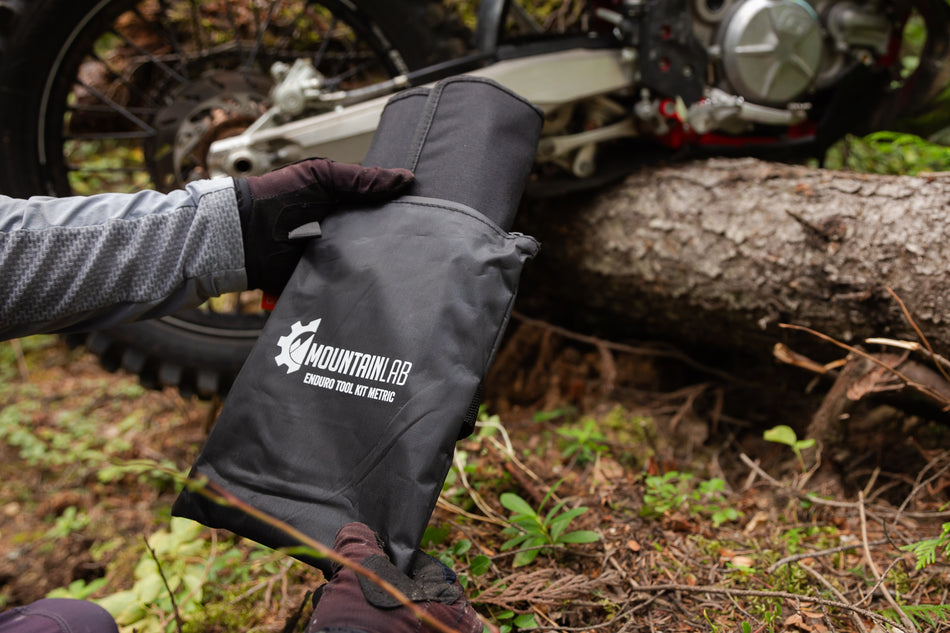 MOUNTAIN LAB Enduro Tool Kit with metric tools in organized roll pouch