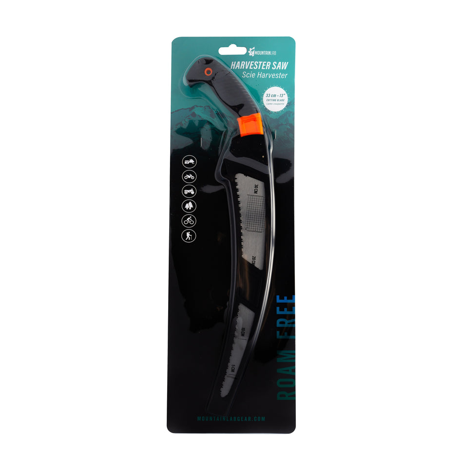 MOUNTAIN LAB Harvester Saw with curved blade and cushioned handle with sheath