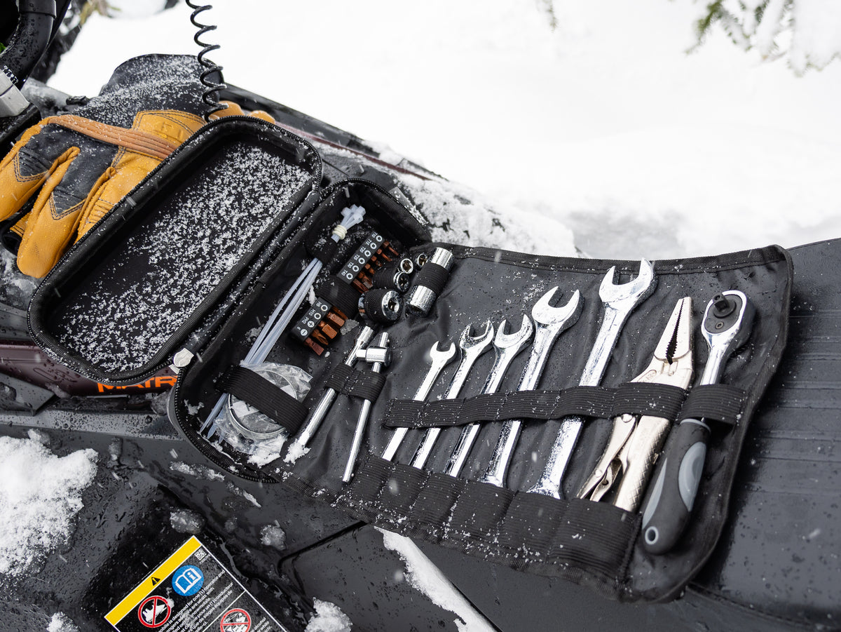 MOUNTAIN LAB Snowmobile Tool Kit with compact tools for backcountry sled repairs