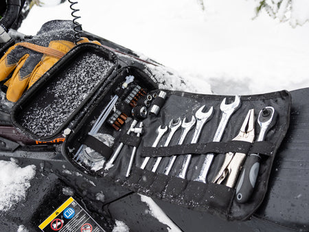 MOUNTAIN LAB Snowmobile Tool Kit with compact tools for backcountry sled repairs