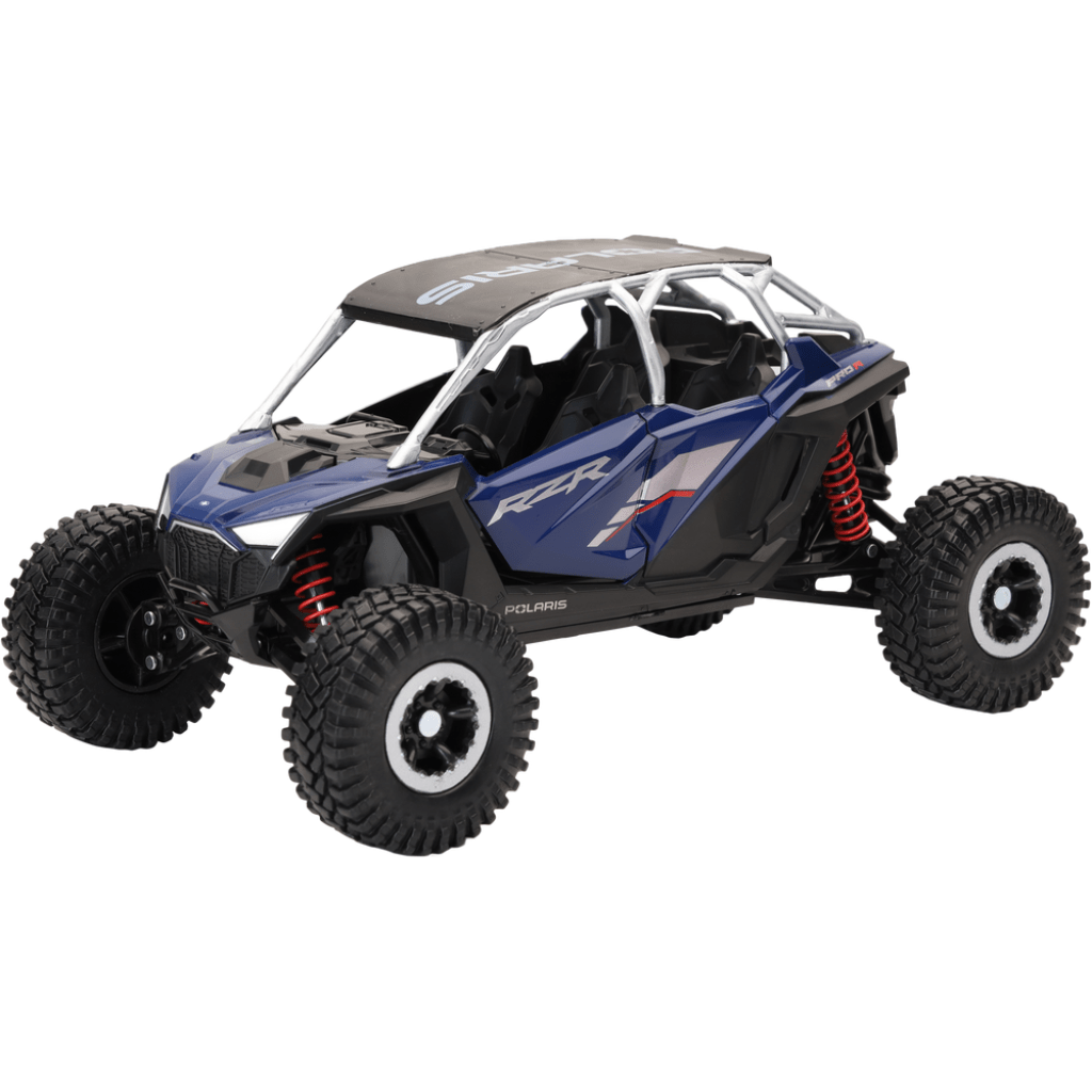 New - Ray 1:18 Scale Polaris RZR Pro R4 Rock Crawler Azure Crystal Replica Toy - MojoMotoSport.com