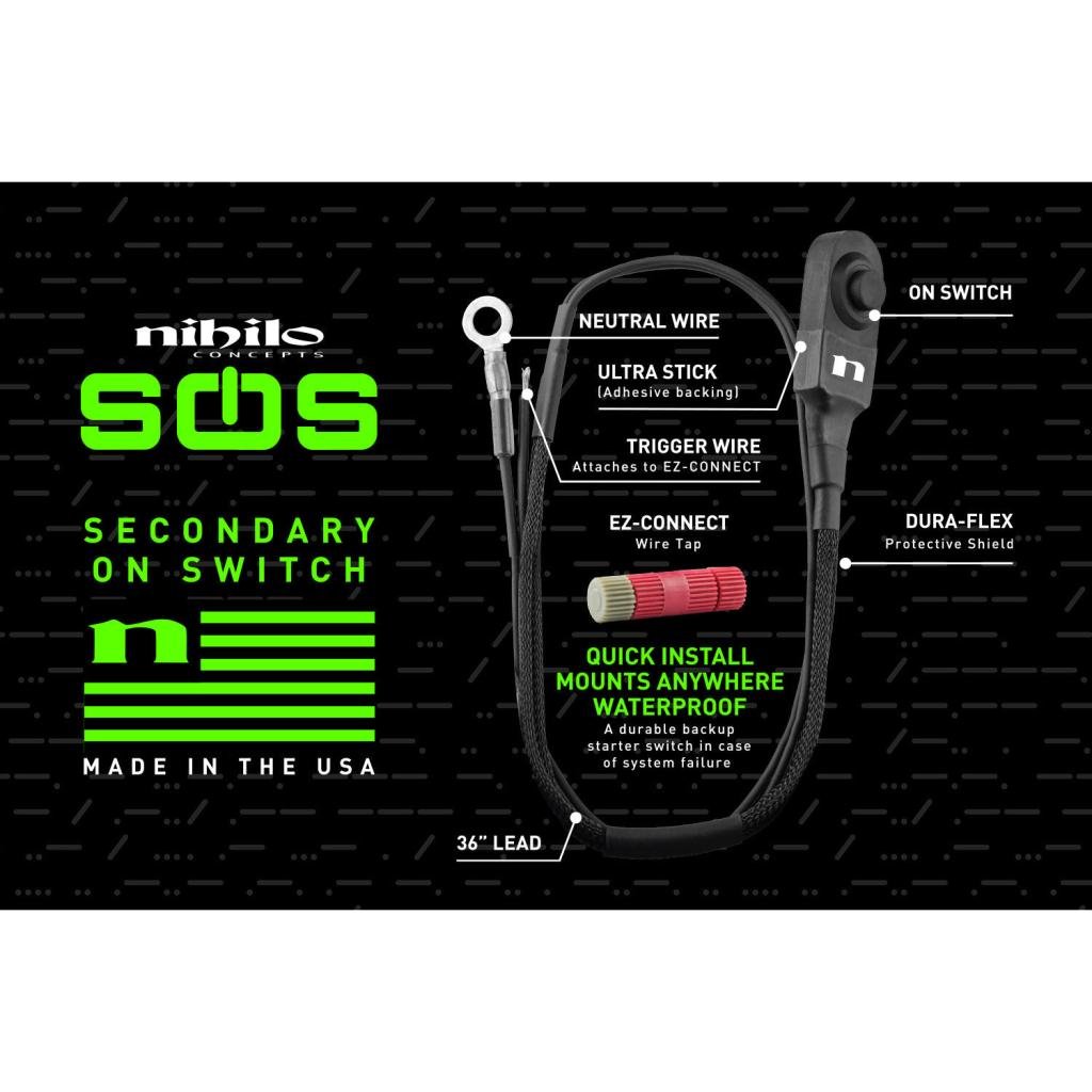 Nihilo Concepts SOS Secondary On Switch | NSOS - MojoMotoSport.com