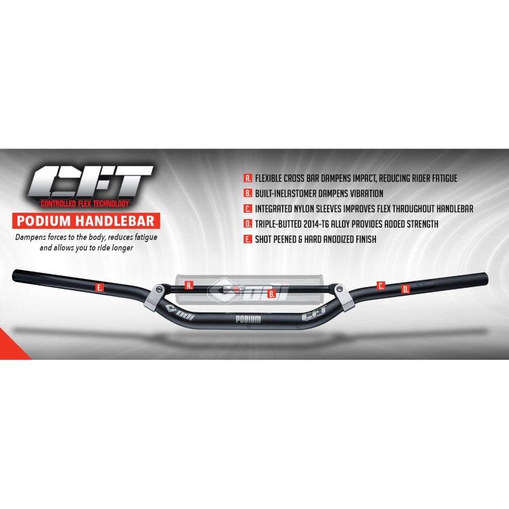 ODI - Controlled Flex Technology CFT 1 1/8" Podium Handlebars - MojoMotoSport.com