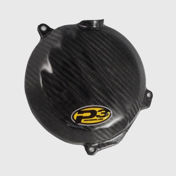 P3 Carbon Fiber Clutch Cover For HUS | 713050 - MojoMotoSport.com