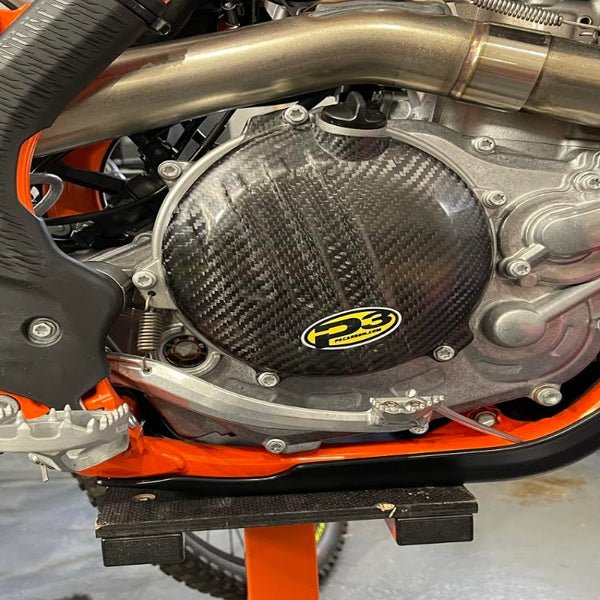 P3 Carbon Fiber Clutch Cover For KTM | 711072 - MojoMotoSport.com