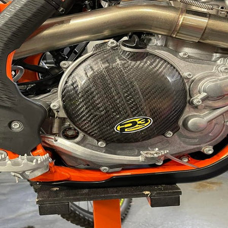 P3 Carbon Fiber Clutch Cover For KTM | 711072 - MojoMotoSport.com