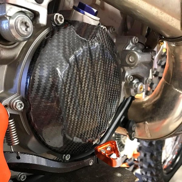 P3 Carbon Fiber Clutch Cover HUS | 713060 - MojoMotoSport.com