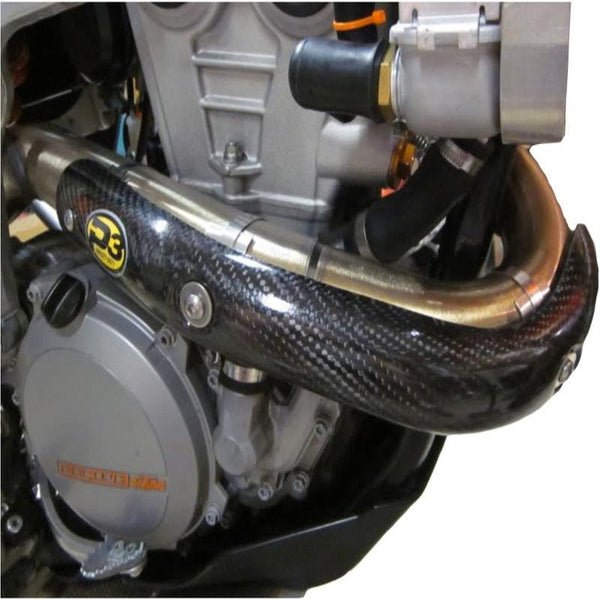 P3 Carbon Fiber Header Heat Shield | 201091 - MojoMotoSport.com