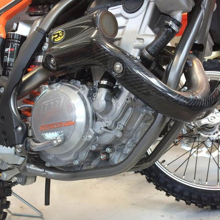 P3 Carbon Fiber Header Heat Shield | 201093 - MojoMotoSport.com