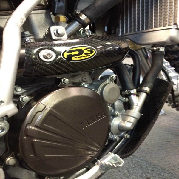 P3 Carbon Fiber Header Heat Shield | 207074 - MojoMotoSport.com
