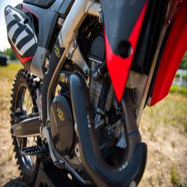 P3 Carbon Fiber Header Heat Shield For Honda | 205075 - MojoMotoSport.com
