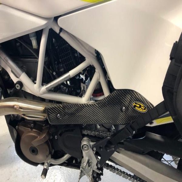 P3 Carbon Fiber Header Heat Shield For Husqvarna | 203083 - MojoMotoSport.com