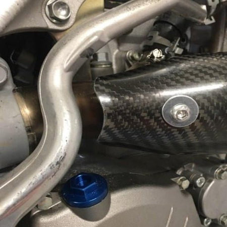 P3 Carbon Fiber Header Heat Shield For Kawasaki | 206056 - MojoMotoSport.com