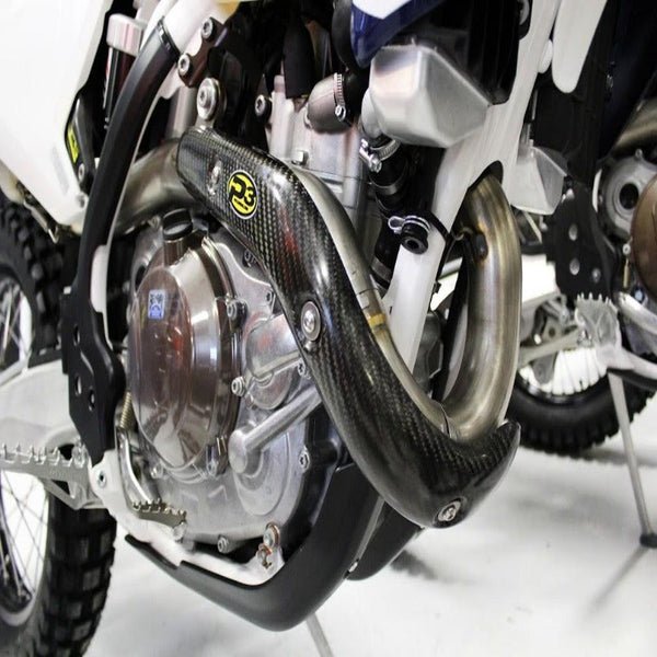 P3 Carbon Fiber Header Heat Shield For KTM/HUS | 201079 - MojoMotoSport.com