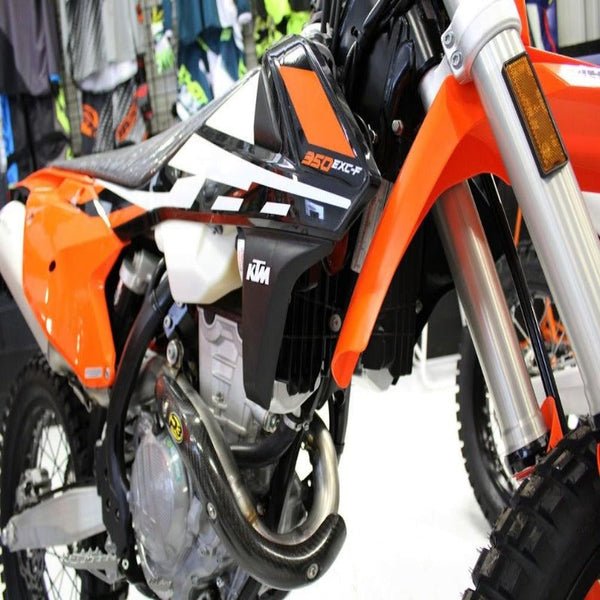 P3 Carbon Fiber Header Heat Shield For KTM/HUS | 201096 - MojoMotoSport.com