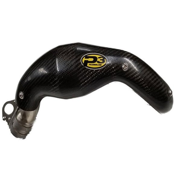 P3 Carbon Fiber Header Heat Shield For KTM/HUS/GASGAS | 211098 - MojoMotoSport.com