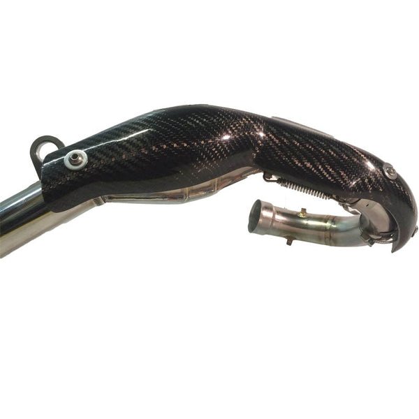 P3 Carbon Fiber Header Heat Shield KTM w/FMF Megabomb | 201094 - MojoMotoSport.com