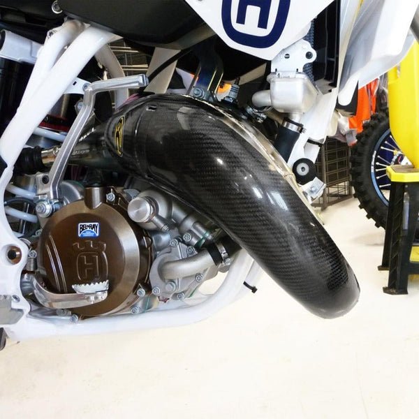 P3 Carbon Fiber Pipe Guard | 101046 - MojoMotoSport.com