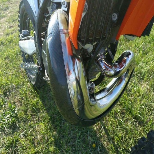 P3 Carbon Fiber Pipe Guard | 101070 - MojoMotoSport.com