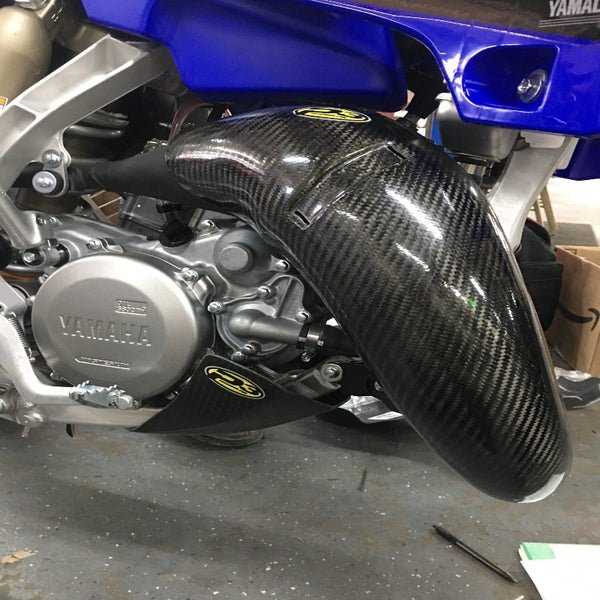 P3 Carbon Fiber Pipe Guard | 107041 - MojoMotoSport.com
