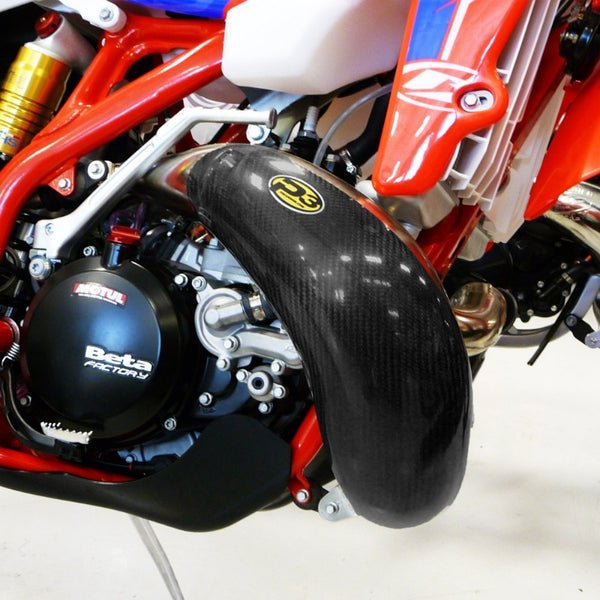 P3 Carbon Fiber Pipe Guard for Beta | 109060 - MojoMotoSport.com