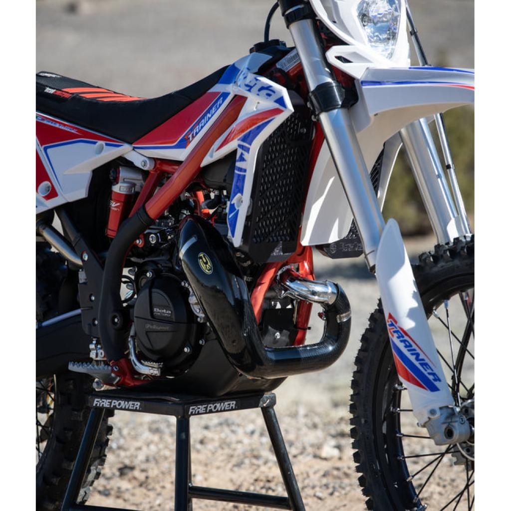 P3 Carbon Fiber Pipe Guard For Beta | 109062 - MojoMotoSport.com
