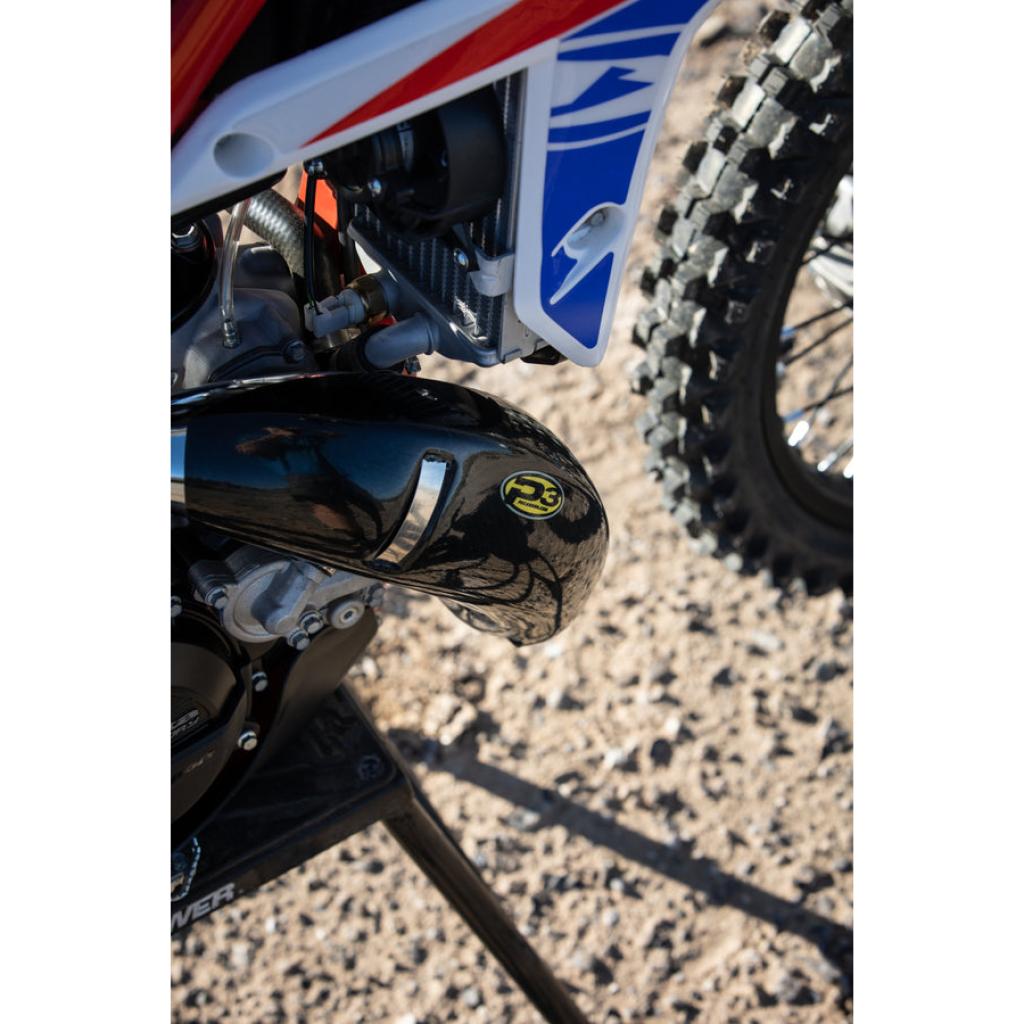 P3 Carbon Fiber Pipe Guard For Beta | 109062 - MojoMotoSport.com