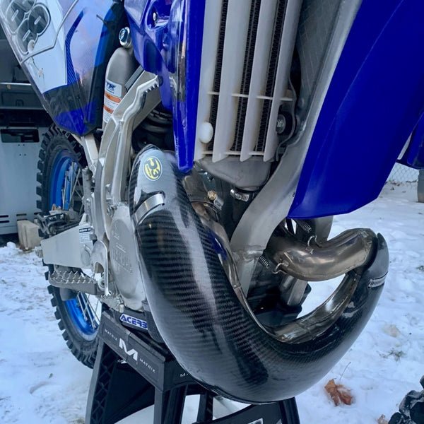 P3 Carbon Fiber Pipe Guard for FMF Pipes | 107062 - FMF - MojoMotoSport.com