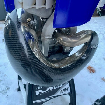 P3 Carbon Fiber Pipe Guard for FMF Pipes | 107062 - FMF - MojoMotoSport.com