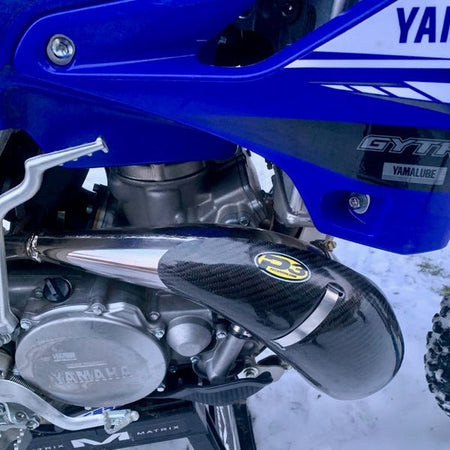 P3 Carbon Fiber Pipe Guard for FMF Pipes | 107062 - FMF - MojoMotoSport.com