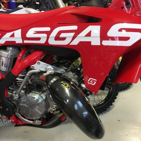 P3 Carbon Fiber Pipe Guard For KTM/ HUS/GASGAS | 101049 - MojoMotoSport.com