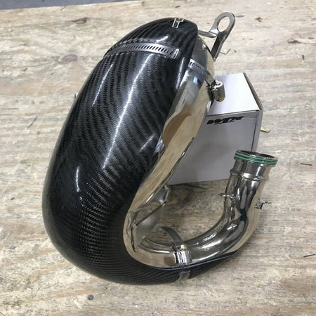 P3 Carbon Fiber Pipe Guard For KTM/GasGas/HUS | 103042 - MojoMotoSport.com
