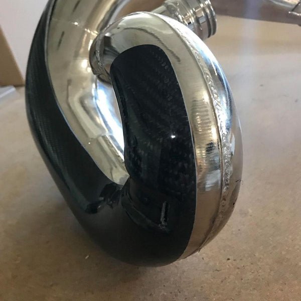 P3 Carbon Fiber Pipe Guard For KTM/HUS | 101066 - PC - MojoMotoSport.com