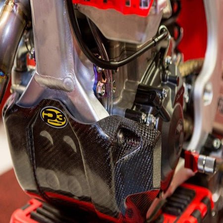 P3 Carbon Fiber Skid Plate For Honda | 305073 - MojoMotoSport.com