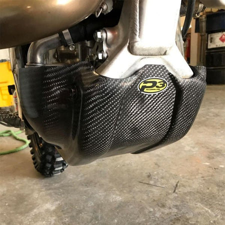P3 Carbon Fiber Skid Plate For Honda | 305074 - MojoMotoSport.com