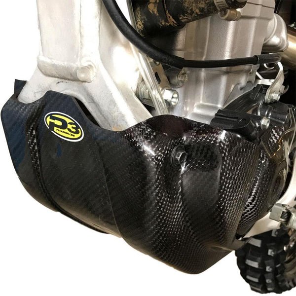 P3 Carbon Fiber Skid Plate For Honda | 305074 - MojoMotoSport.com